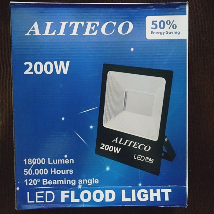 Aliteco Lampu LED Sorot 200W Lampu Tembak Lampu Panggung Outdoor ip 66 -cahaya putih