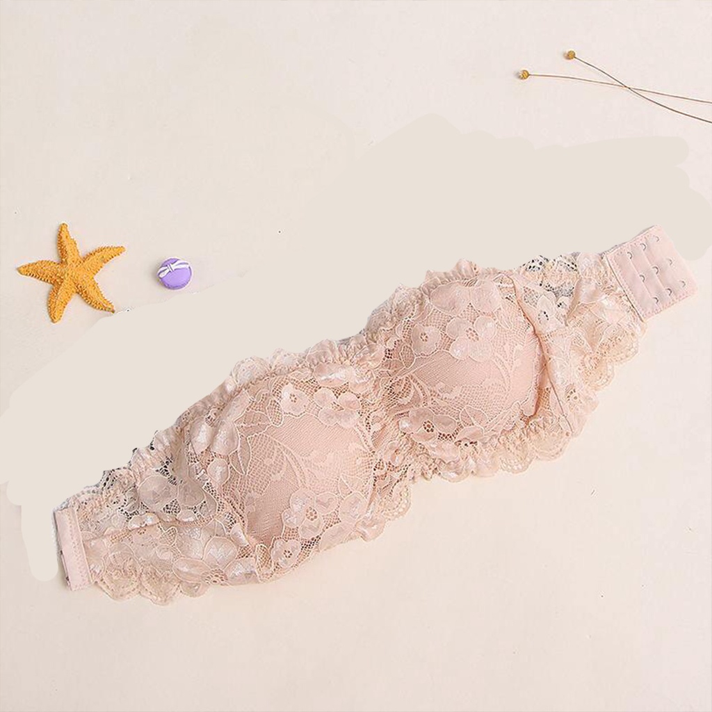 Nicebra Bra Fashion Wanita Bandeau Tanpa Tali Sport Bra Push Up Bh Pakaian Dalam Wanita 1009