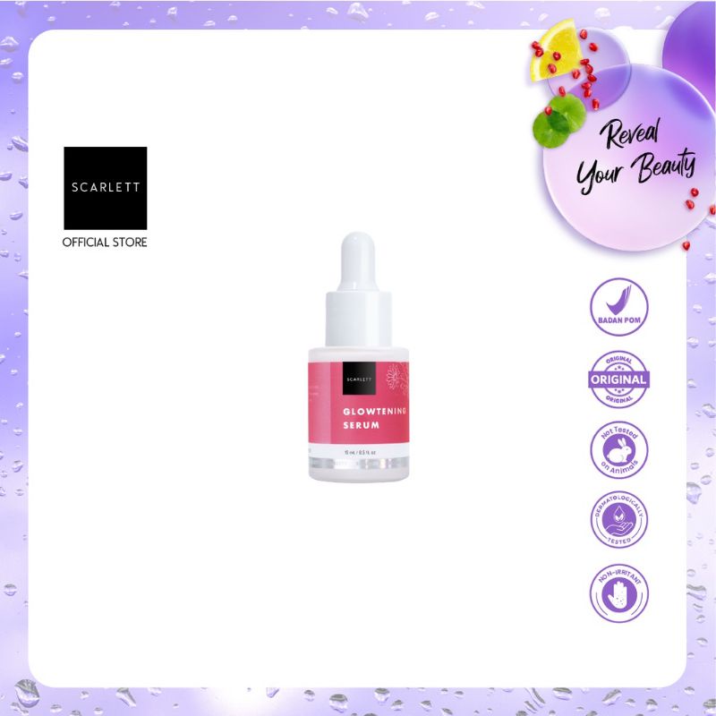 SCARLETT WHITENING GLOWTENING SERUM - SF - PERAWATAN KULIT DAN WAJAH