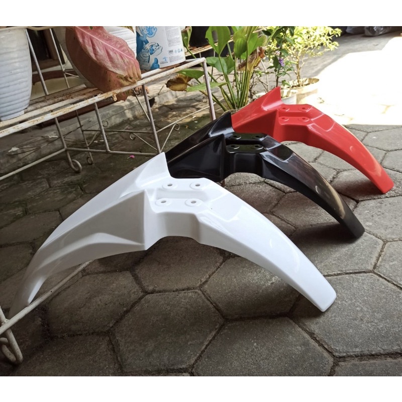 Spakbor Slebor depan Honda CRF 150 250 hitam putih merah mirip original