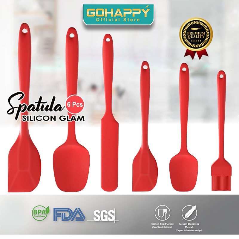 Spatula Set Silikon terbaik GLAM sutil 2027 Turner silicon - sendok dapur silicone rubber bagus