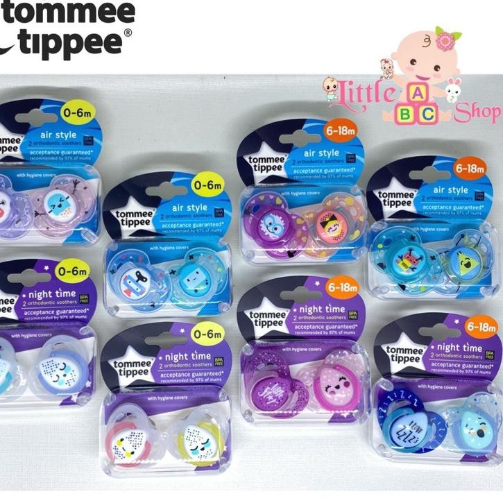 GRADE PREMIUM  Tommee tippee Soother Air style Night Time / Empeng Tommee Tippee / Pacifier Tommee t