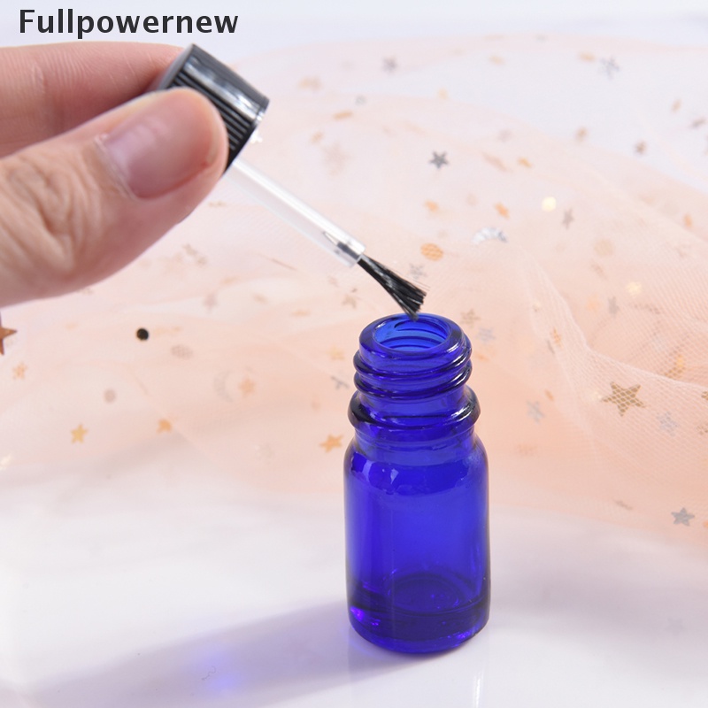 (FULL) Botol Kaca Kosong 5ml 4 Warna Untuk Kutek Gel