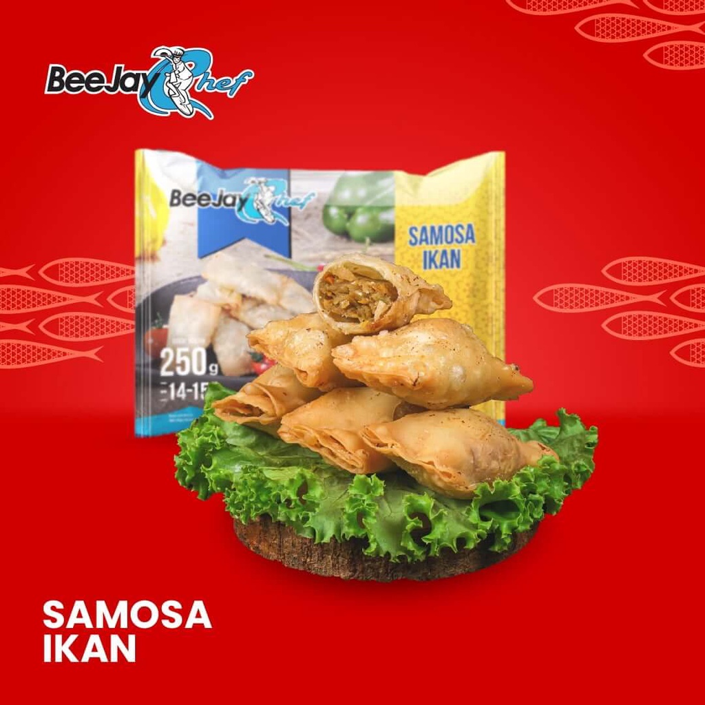 BeeJay Chef Samosa Ikan 500 Gram Frozen Food