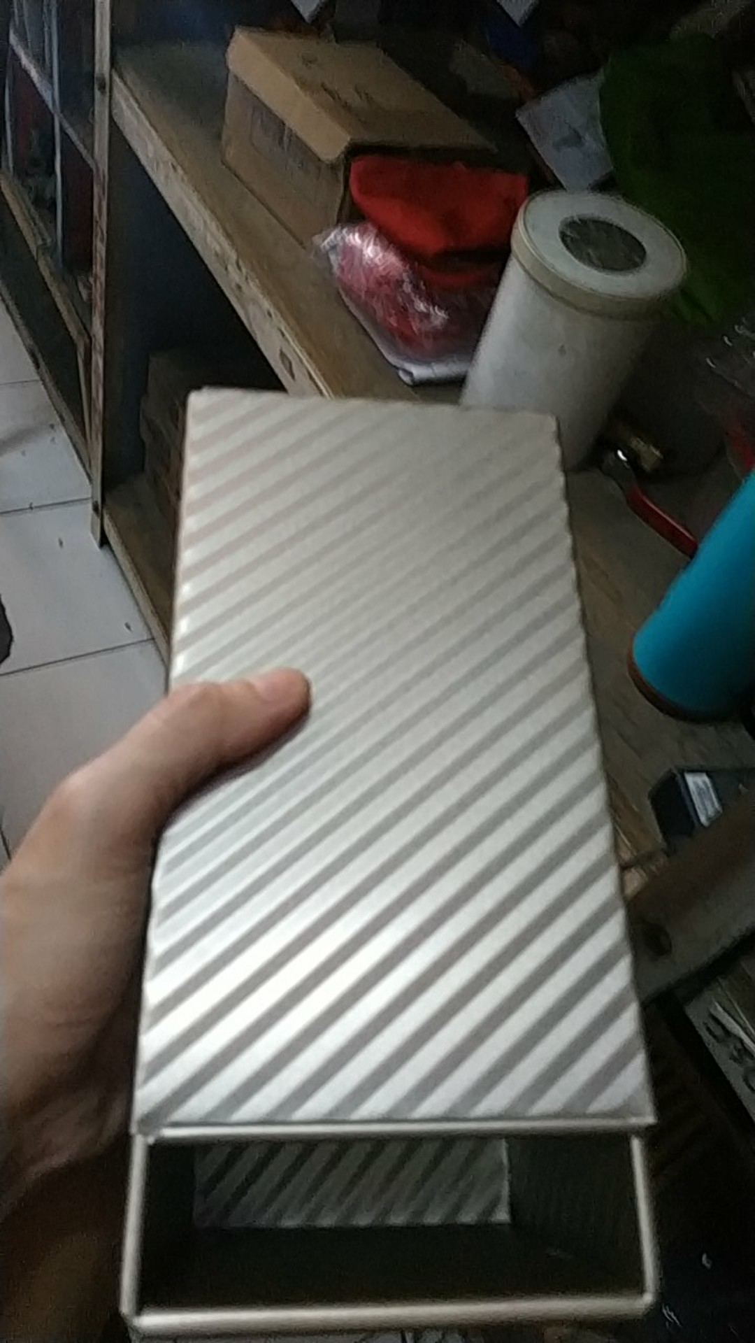 Loyang Roti Tawar Box Dengan Tutup Anti Lengket 450 Gram / Loaf Pan Toast Box / Loyang Roti