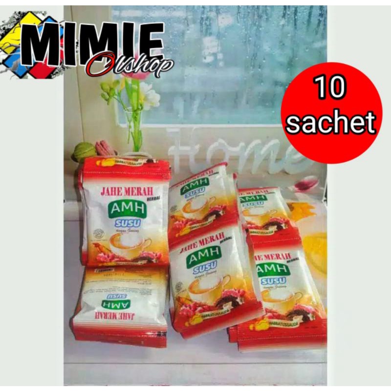 

Jahe Merah AMH susu 10 sachet Herbal Halal