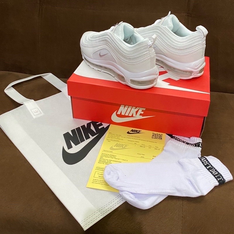 Sepatu Armax Ar Max 97 Full All Triple Black White Silver Bullet Undefeated Rust Pink Hitam Putih-4