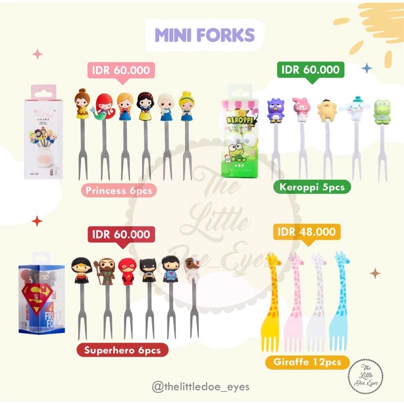 Mini Forks - Garpu Mini