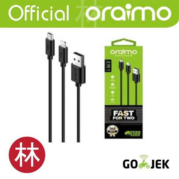 Oraimo OCD-D61 Duraline 2in1 Micro &amp; Lightning USB