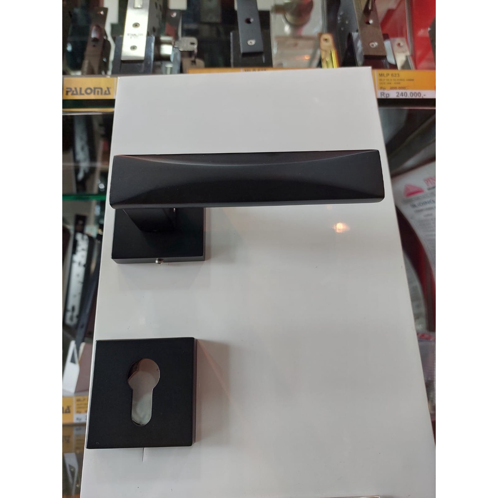 HANDLE PINTU PALOMA MATTE BLACK HRP 5103 HITAM HANDLE ROSES GAGANG PINTU