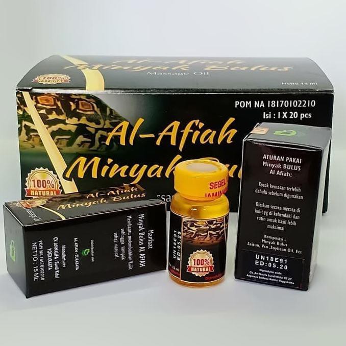 Turtle Oil Minyak Bulus Murni BPOM Asli Al Afiah