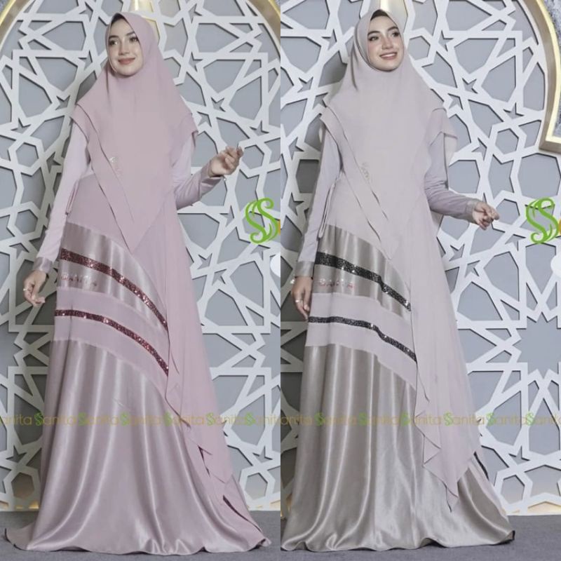 SALE READY ALANA SANITA/GAMIS MEWAH/GAMIS SANITA/SANITA TERBARU