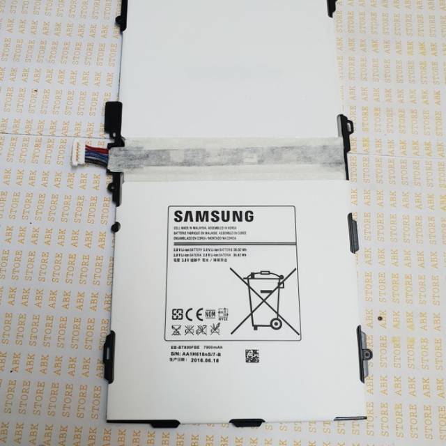 batre baterai bateray samsung tab s T800 tab 10 in T805 original