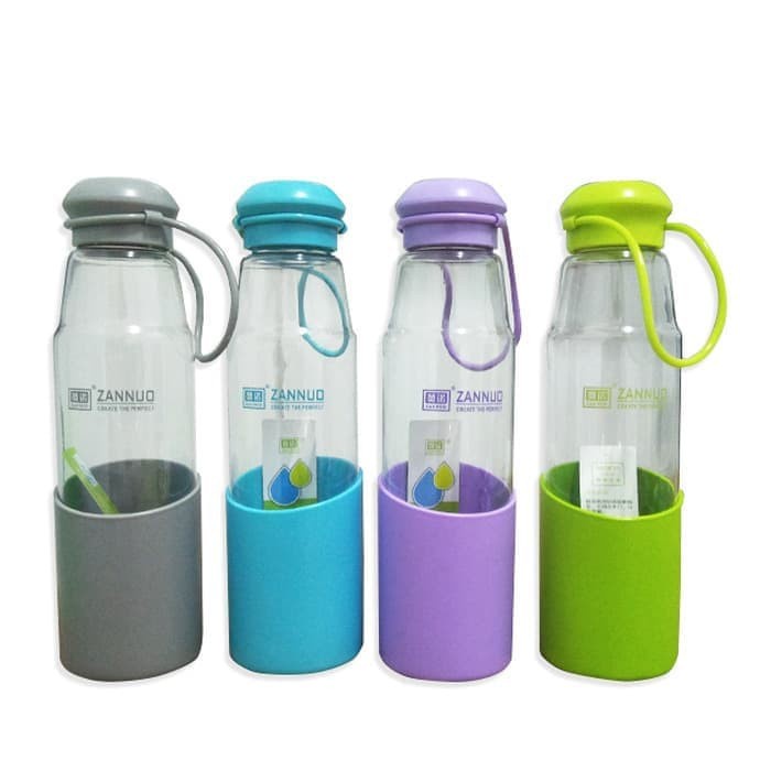 H083 Botol Minum Zannuo Tali 650ml Tumbler Plastik Polos Souvenir H083