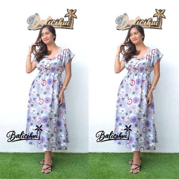 Balicihui Dress Moza Lengan Dress Busui Dress Menyusui Dress Wanita Dress Bali Dress Kasual Elegan