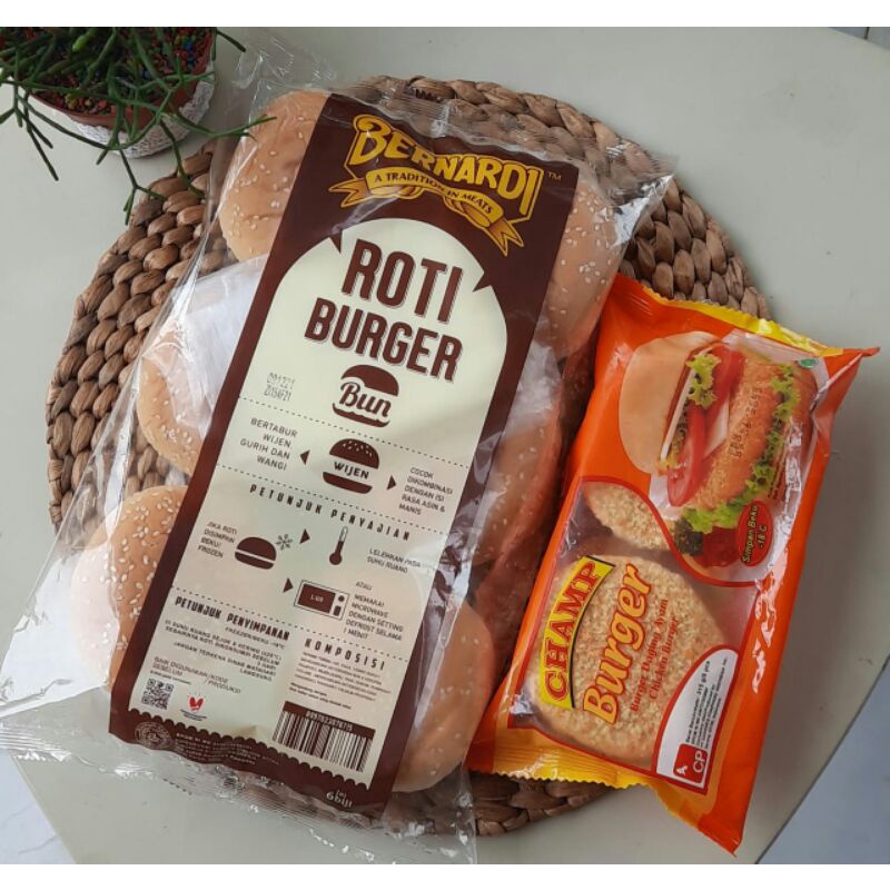 

Paket Roti Bernardi + Burger Ayam