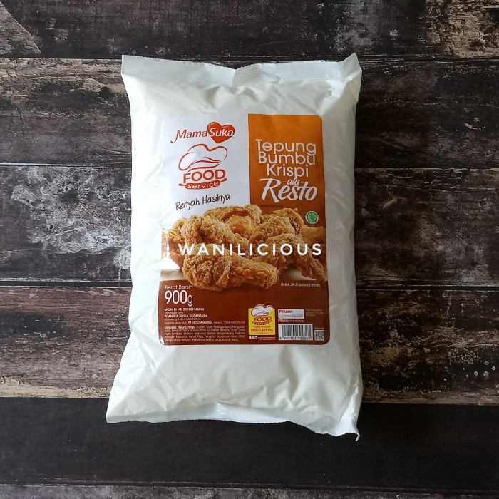 

NEW Mama Suka Tepung Bumbu Krispi ala Resto 900gr.