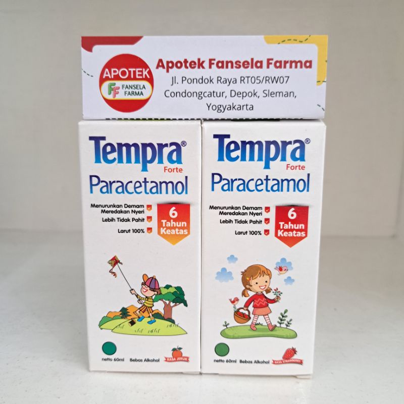 Tempra Anak Sirup tempra Drop Demam Nyeri balita bayi