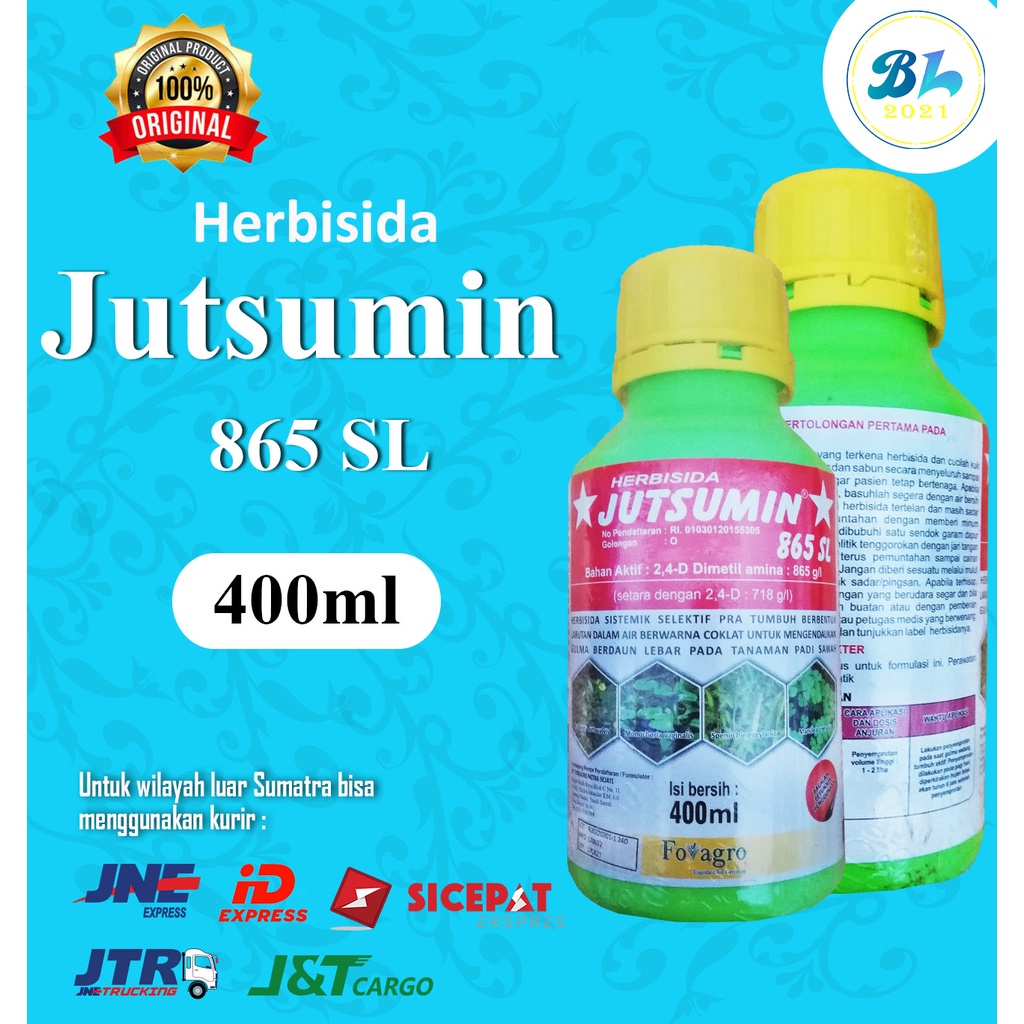 Herbisida Jutsumin 865SL 400ml. Membasmi Rumput dan Gulma
