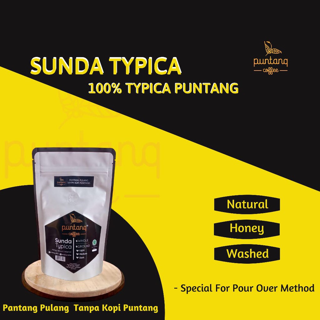 

Kopi Arabika Sunda Typica Puntang Single Origin Single Varietas 500gr