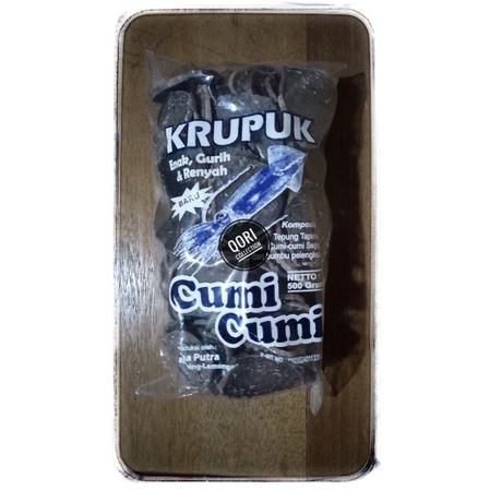 

krupuk mentah rasa cumi
