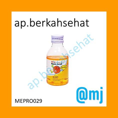 SIRPLUS SIRUP 100 ML RASA JERUK