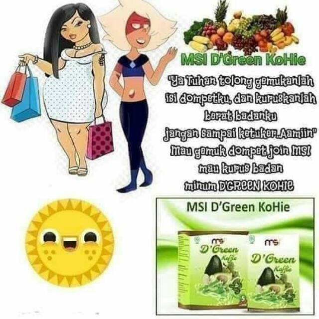 PENURUN BERAT BADAN D'GREEN KOHIE MSI ORIGINAL