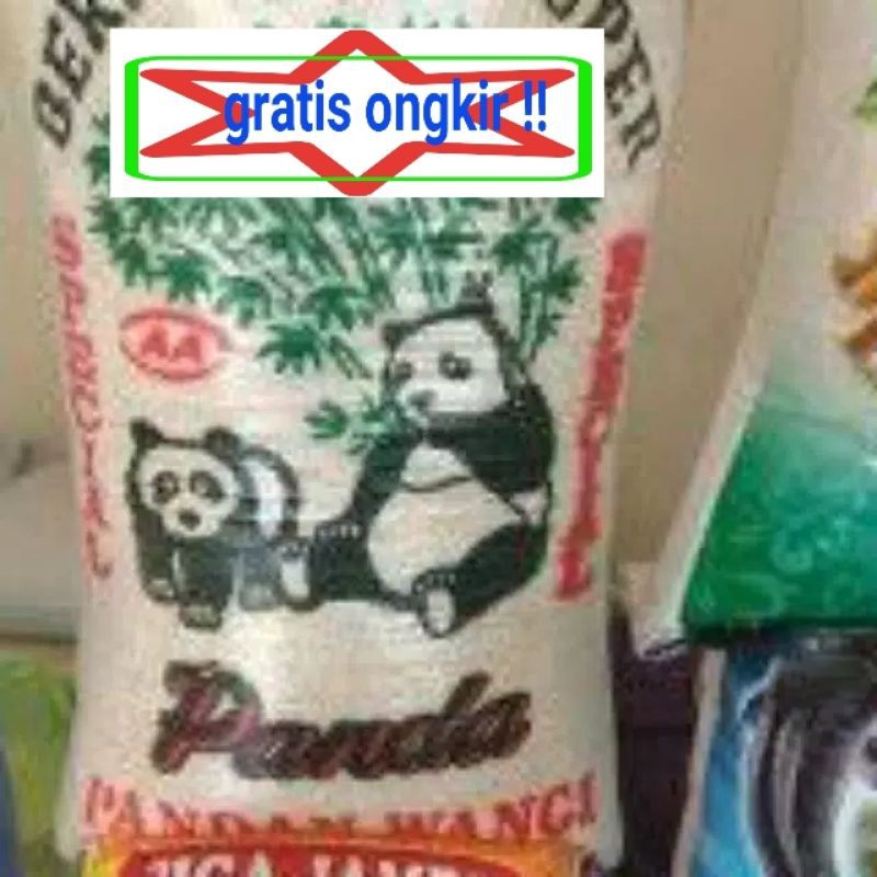 

Beras panda 20kg [semi bulat=short grain]