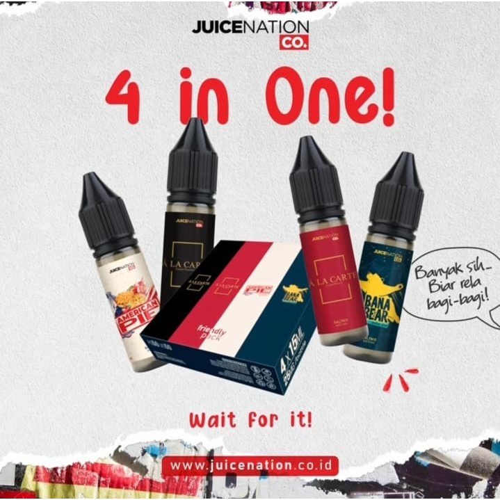 LIQUID 4 IN 1 JUICENATION CREAM SERIES 15ML