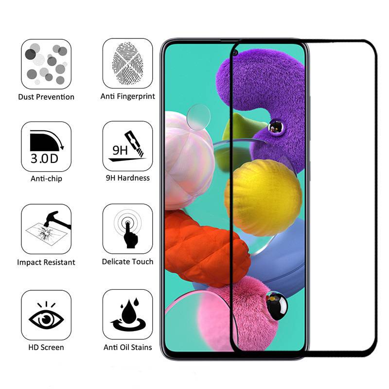 9D Full Cover tempered glass for Vivo V17 V19 V20 V21 Pro V21e Y11 Y12s Y12A Y15 Y17 Y20 Y20S Y30 Y31 Y50 X60 X50 glass screen protective