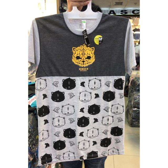 KAOS GROSIR TERMURAH KOMBINASI HOMSKIN SIZE M (Minimal order 6pcs)