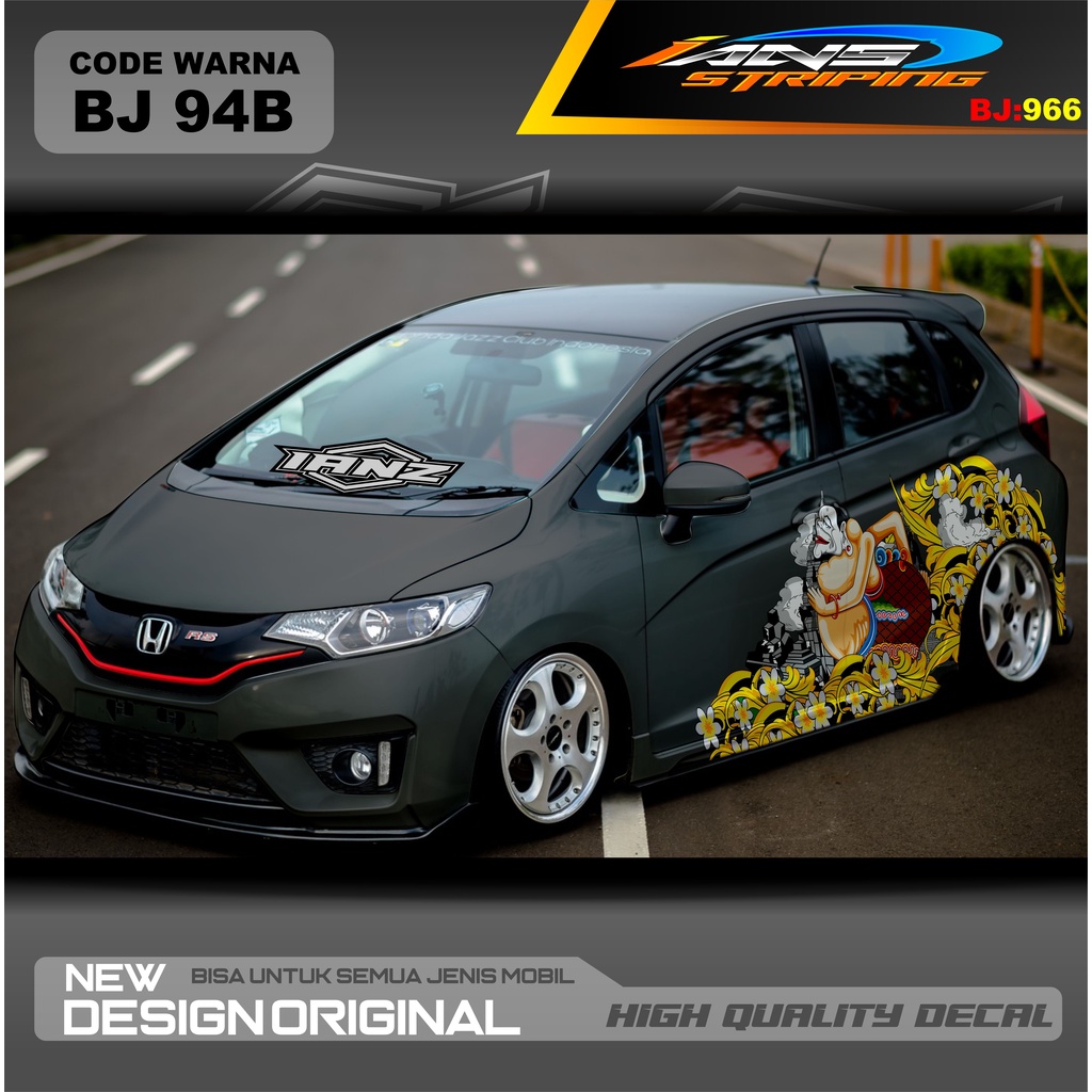 VARIASI STICKER MOBIL JAZZ / STIKER MOBIL BRIO / DECAL STIKER MOBIL SWIFT / STIKER MOBIL TOYOTA / DECAL STICKER MOBIL / STIKER YARIS AYLA