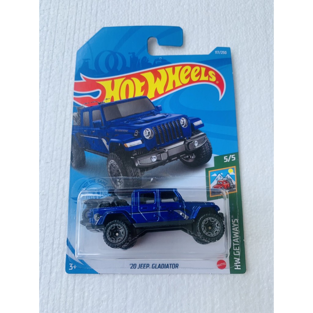 Jual HOT WHEELS HOTWHEELS 20 JEEP GLADIATOR RUBICON HARTOP BIRU LOT F