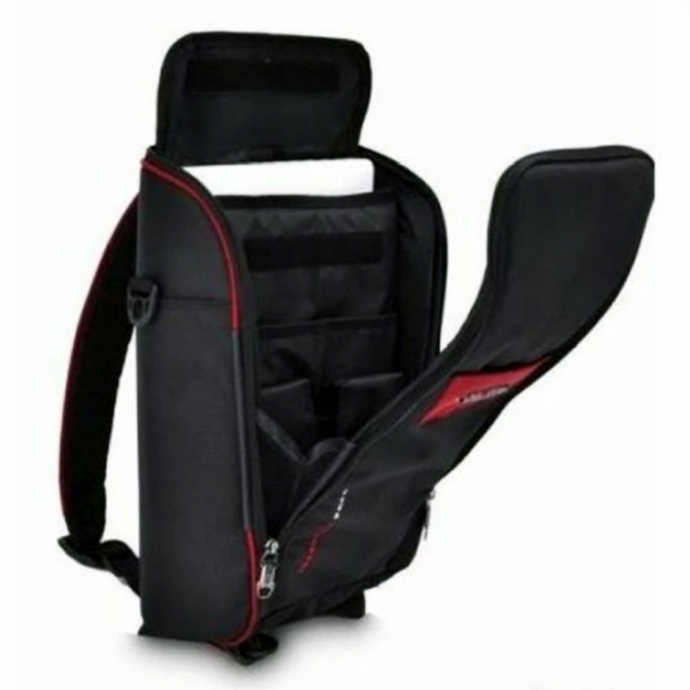 Backpack POLO  Desain Polo Tabung Tas Pria Tas Ransel Pria Tas Tabung Tas Kerja Tas Ransel Laptop Tas POLO Tas Ransel POLO PL 0080 - RED + Raincover