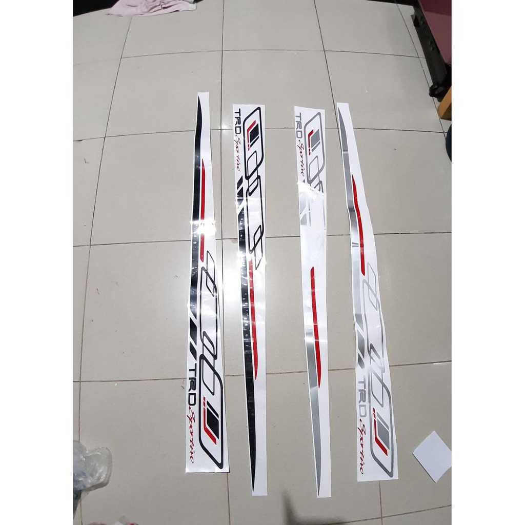 Sticker Body Samping Grand All New Yaris HEYKERS