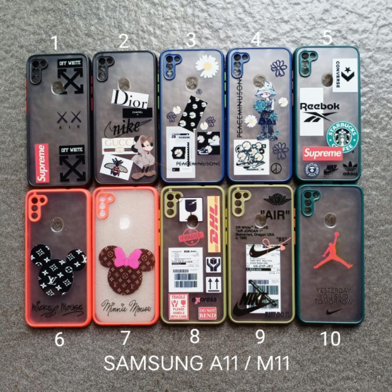 Case gambar Samsung A11 M11 motif vespa soft softcase softshell silikon cover