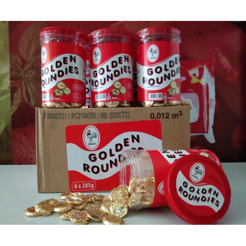 

golden roundies mini 285gr isi 95pcs