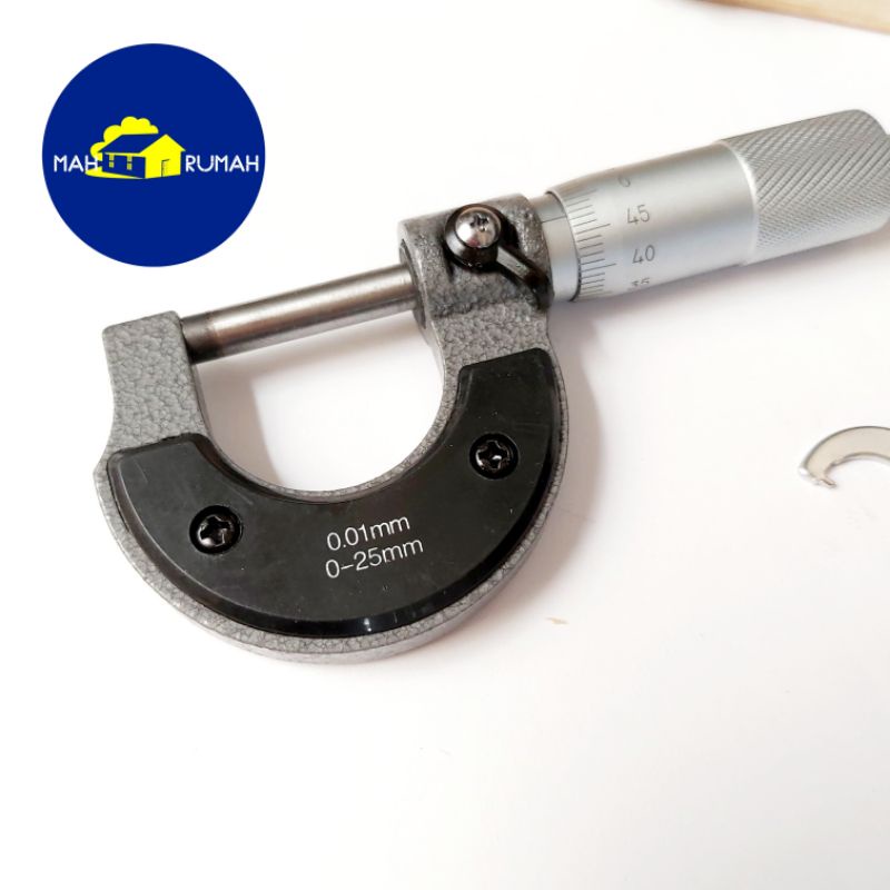 Micrometer Micro Mikro Meter Mikrometer - Tricle 0-25 x 0.01mm
