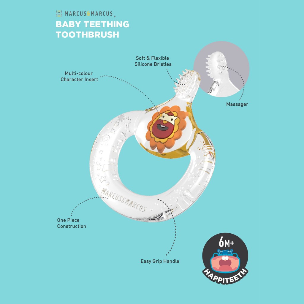 Marcus &amp; Marcus Baby Teething Toothbrush