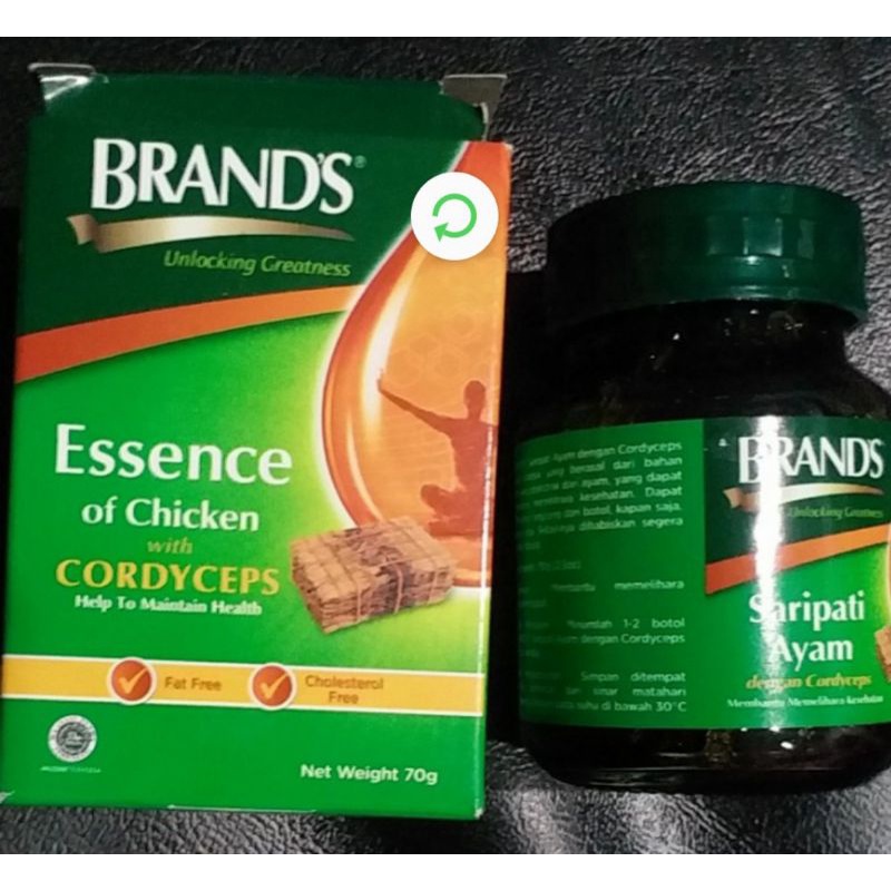 

Brands Saripati Sari Pati Ayam Essence of Chicken 70 g with Cordyceps