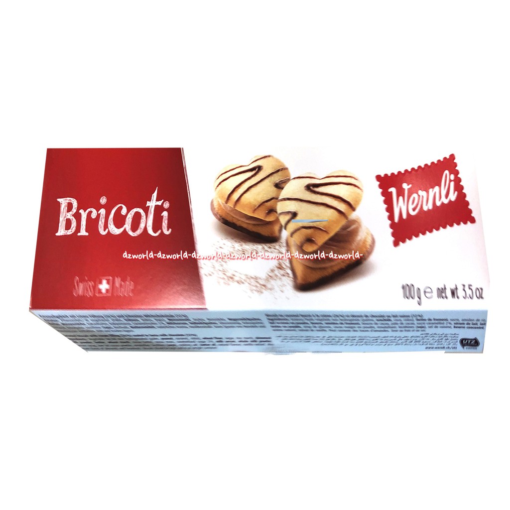 Wernli Truffet Bricoti Choco Petit Beurre 125gr Snack Cemilan Biskuit Coklat Swiss Wenrli