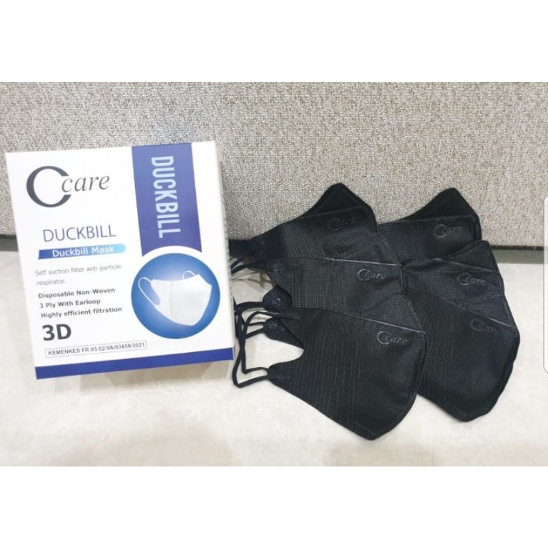 Masker duckbill Ocare hitam