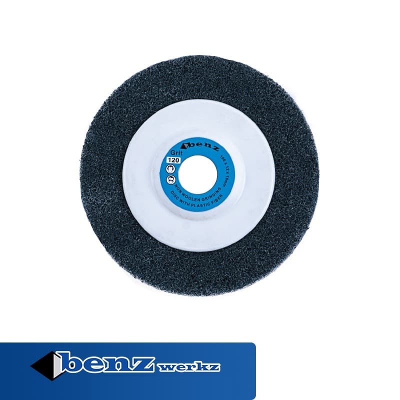 Mata Gerinda Poles / Polishing Stainless Non Woven 4" Grit 120/150/180/240 Abu-Abu