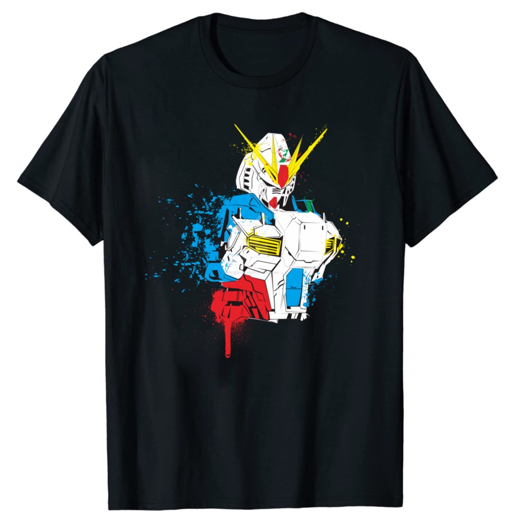 Baju Kaos Dewasa Mobile Suit Gundam Unicorn RX-93 Nu Gundam Artist T-Shirt
