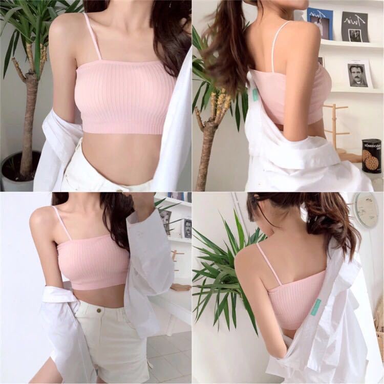 Tank Top Bra Pakaian Dalam Wanita Korean Style Sport Fashion