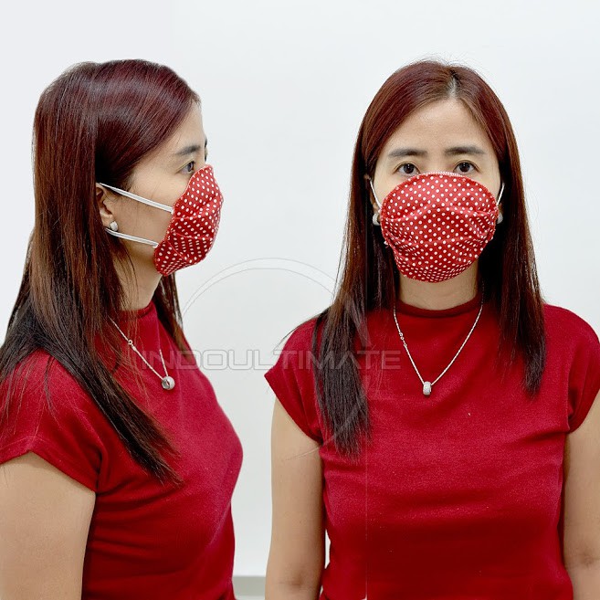 masker kain 2 lapis Anti Polusi Masker Mulut Masker Penutup Mulut Pelindung Mulut masker 2Layer/ ply