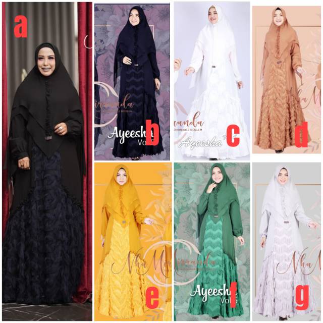 BEST SELLER ON SALE  READY SIAP KIRIM Ayeesha syari vol 5 by nha miranda ORIGINAL
