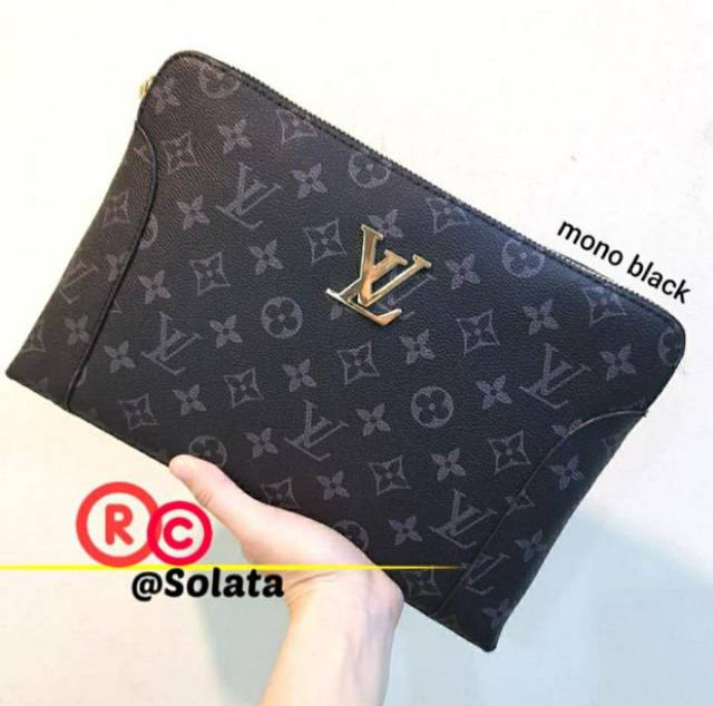 HANDBAG PRIA WANITA CLUTCH PRIA MONO DAMIER