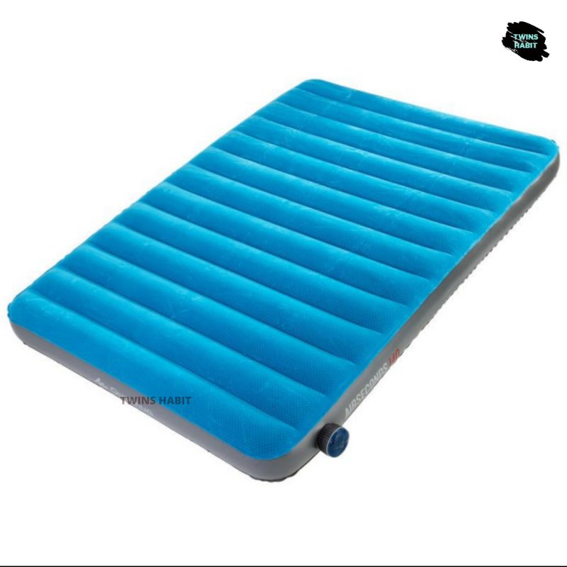 QUECHUA Air Second Matras Inflatable Kasur Angin Kemah 140 cm 2 orang
