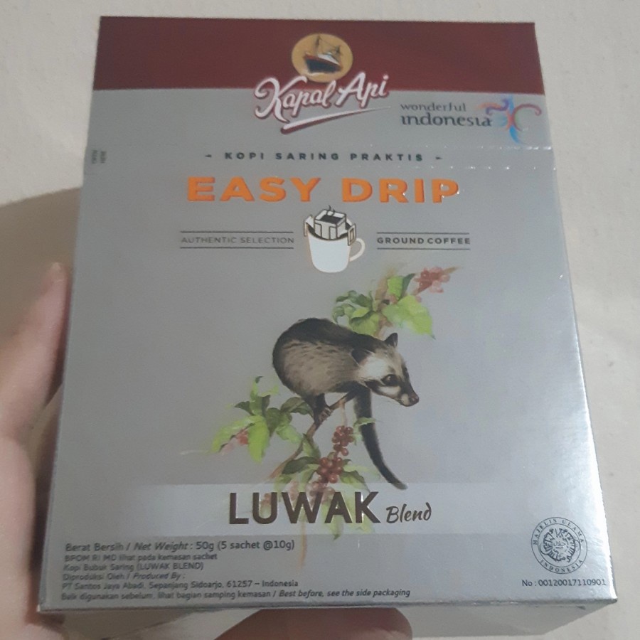 

kopi saring praktis kapal api easy drip luwak blend